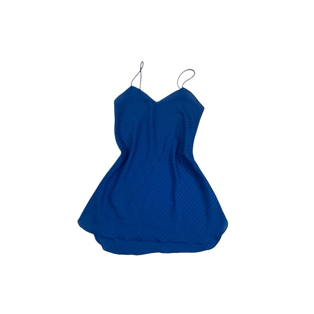 Victoria's Secret Vintage Blue Slip Dress Union Made USA Gold Label ILGWU